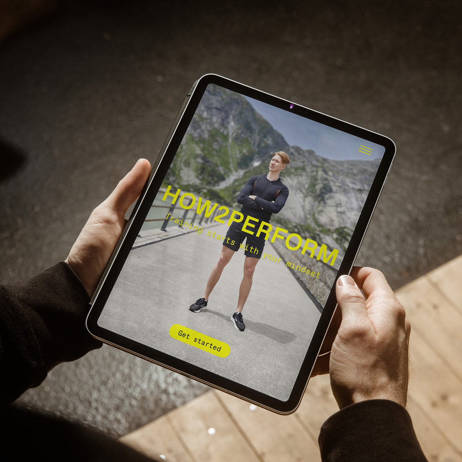 Captns Konzept und Gestaltung: Visuelle Identität Personal Trainer Jonas Stalder HOW2PERFORM